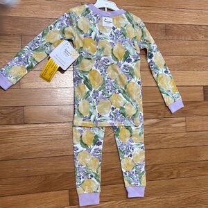 Burt’s bees kids Yellow and Purple Pajama Set